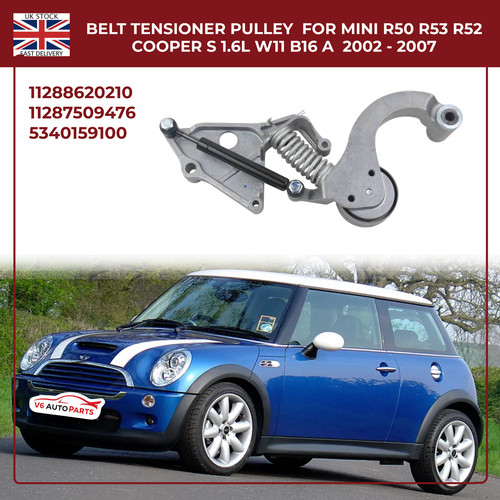 Belt tensioner pulley for - belt,